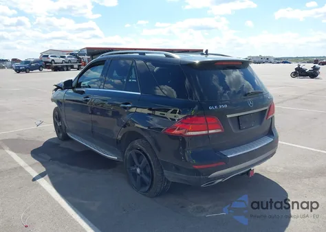 2016 Mercedes-Benz Gle 350 4Matic z USA, uszkodzony, nr VIN 4JGDA5HBXGA806557